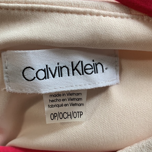 Calvin Klein Chiffon Bell Sleeve Dress - Picture 6 of 10